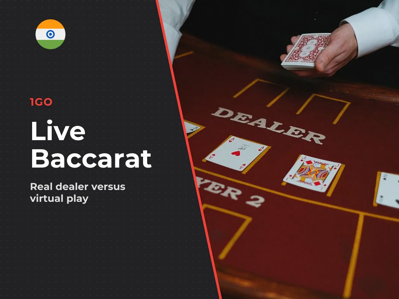 Live dealer baccarat vs standard online