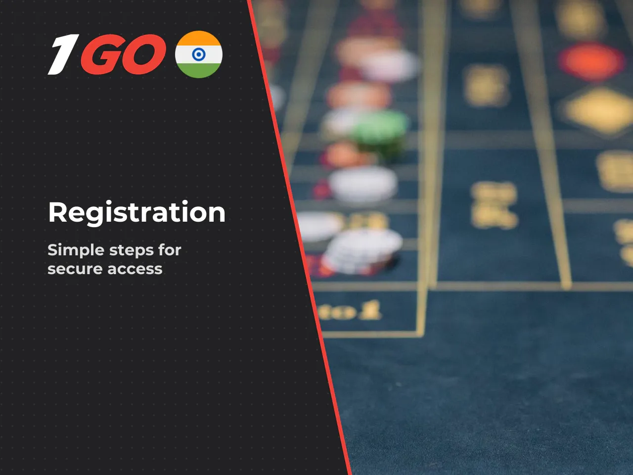 Sign up in three steps and